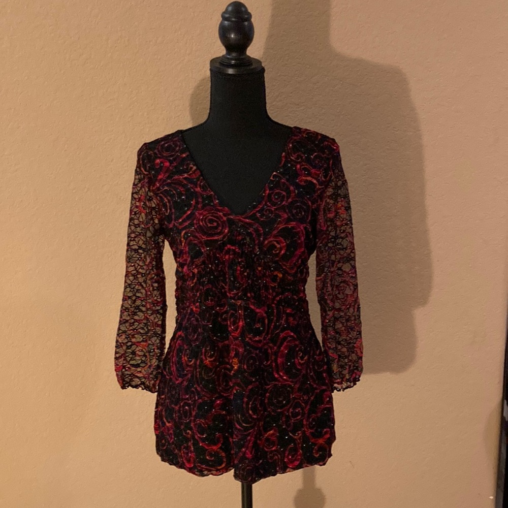 Women’s Floral Lace Blouse